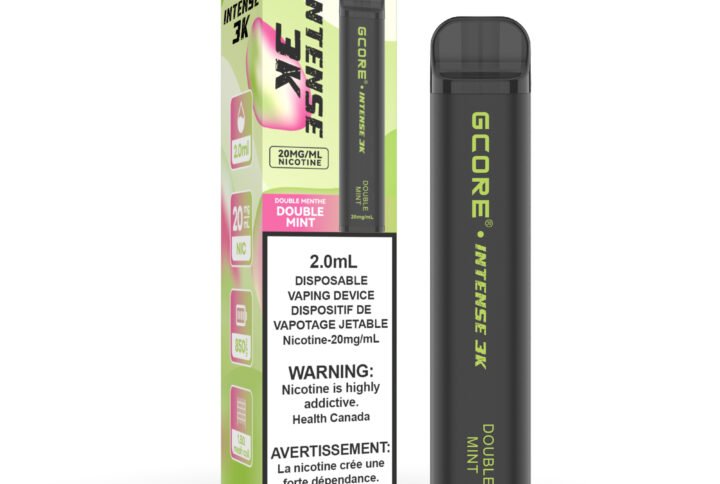 G Core Intense 3K Double Mint Vape in Sahara Smokes Vancouver Vape shop